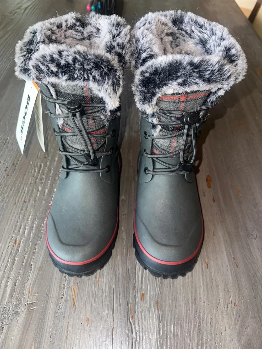 Bogs Arcada II Kids Gray Winter Boots
